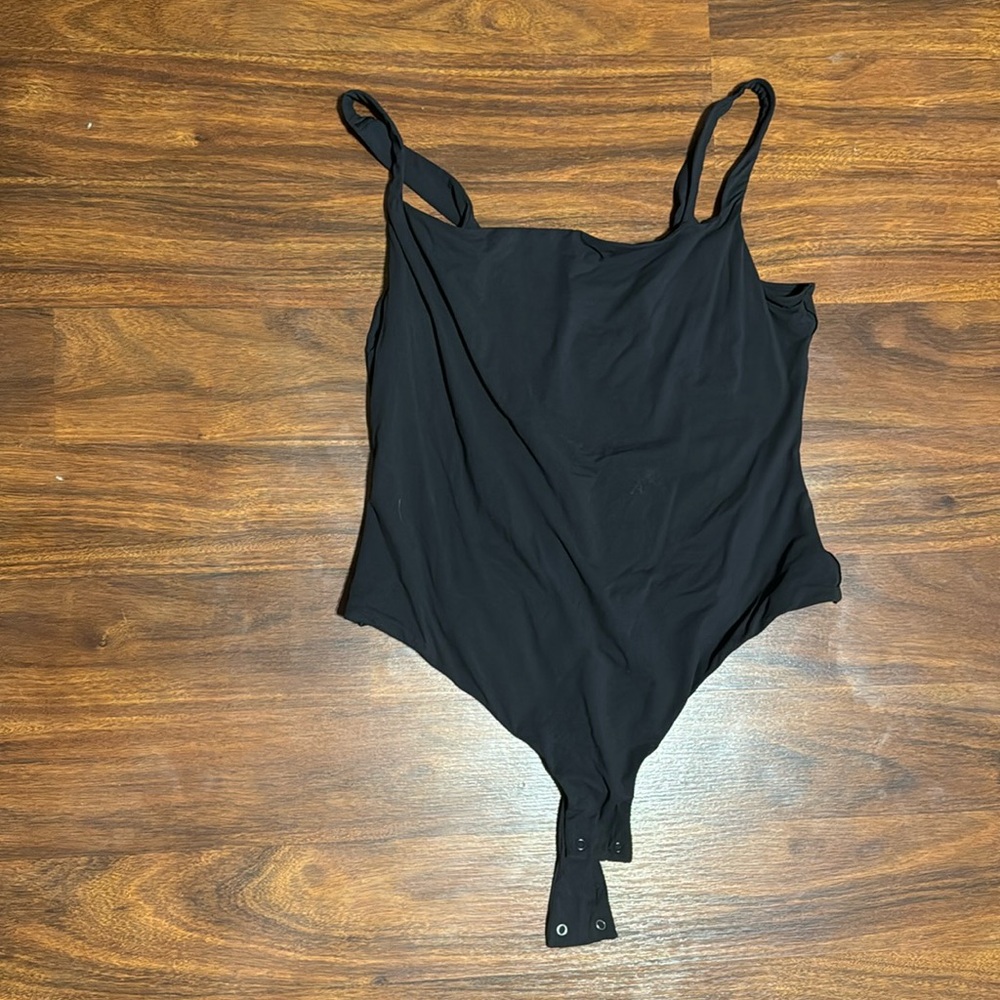 Skims unlined plunge thong bodysuit